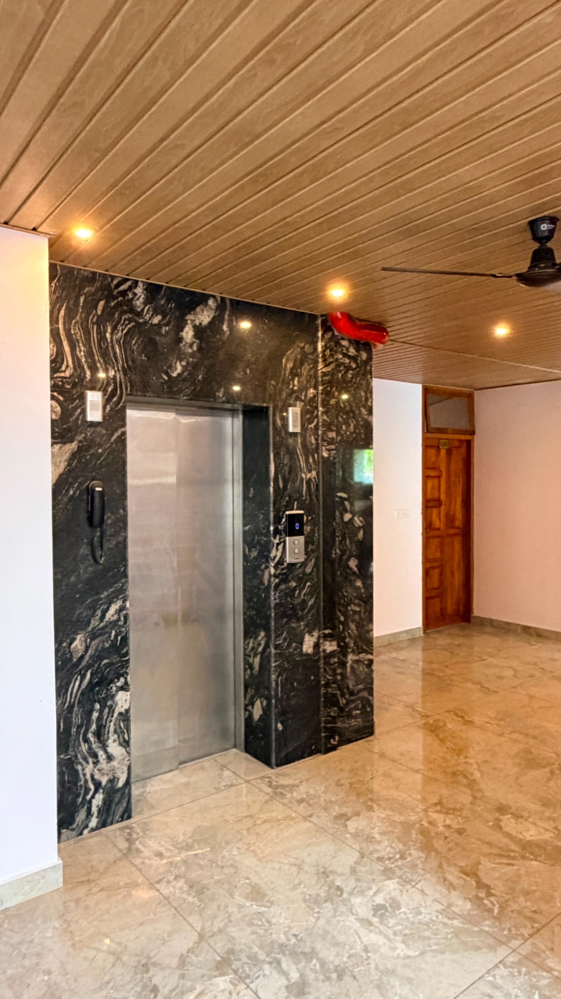 Elevator and fire safety equipment